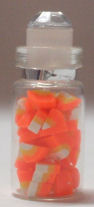 Glass Candy Jar Candy Corn